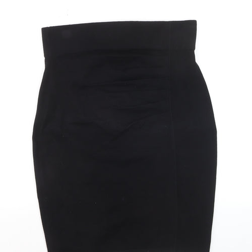 Phase Eight Women Black Size 14 Pencil Stretch Knee Skirt