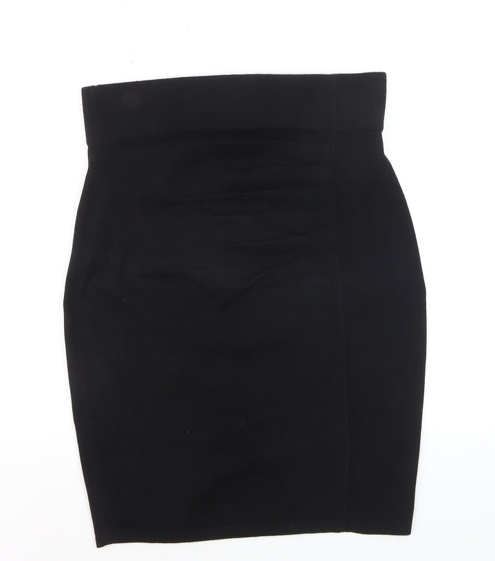 Phase Eight Women Black Size 14 Pencil Stretch Knee Skirt
