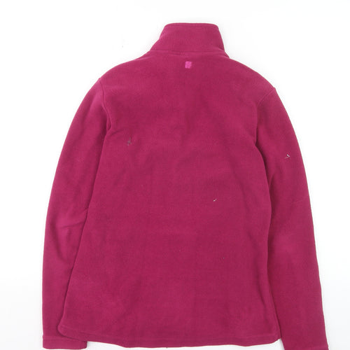 Mountain Warehouse Women’s Pink Fleece Full Zip Hoodie UK 8