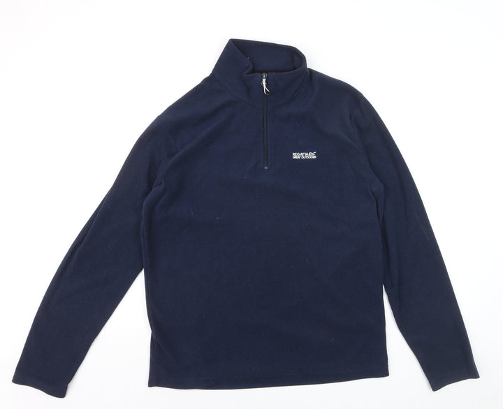 Regatta Men’s Blue Fleece 1/2 Zip Pullover Sweatshirt M