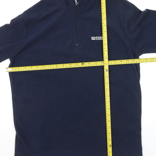 Regatta Men’s Blue Fleece 1/2 Zip Pullover Sweatshirt M