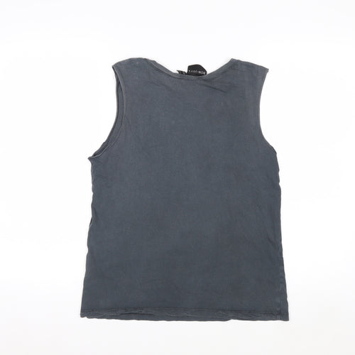 Bon Jovi Women's Black Cotton Tank Top Size 10 Rock Music Tee