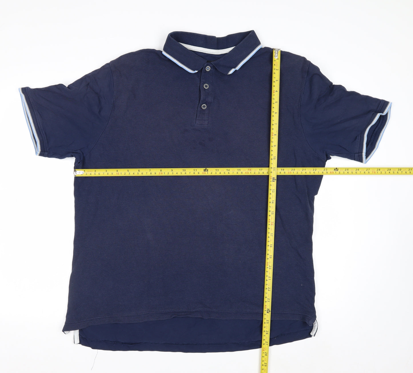 Blue Harbour Men's Blue XL Regular Fit Polo Shirt