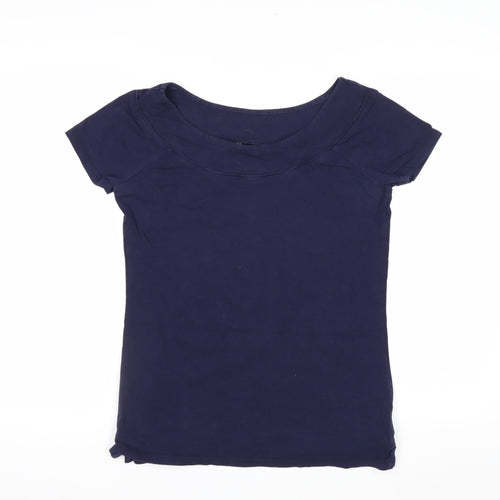 Next Women’s Blue Cotton Stretch Basic T-Shirt Size 12
