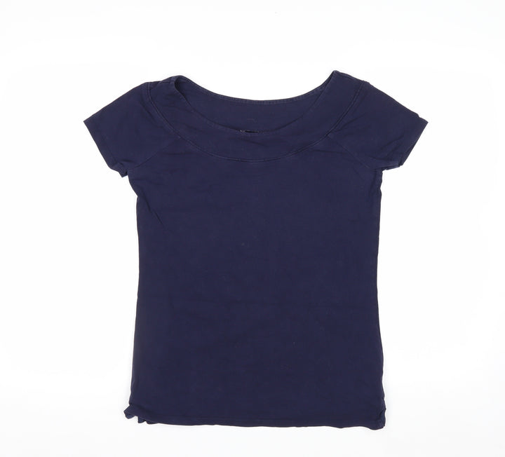 Next Women’s Blue Cotton Stretch Basic T-Shirt Size 12