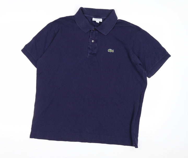Lacoste Men’s Blue Classic Fit Cotton Polo Shirt XL