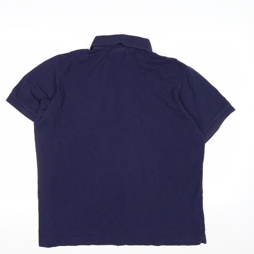 Lacoste Men’s Blue Classic Fit Cotton Polo Shirt XL