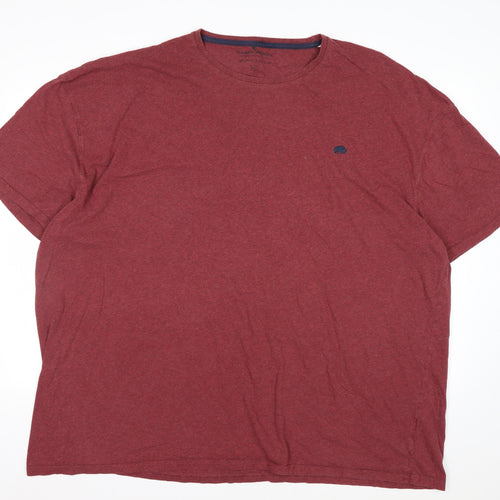 Raging Bull Men's 5XL Red Organic Cotton Crew Neck T-Shirt