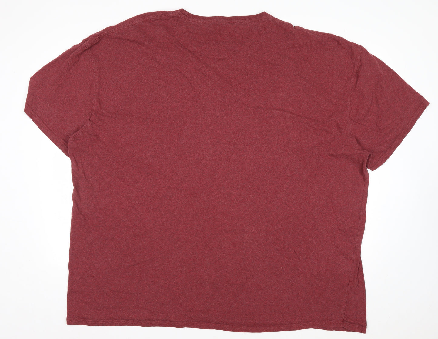 Raging Bull Men's 5XL Red Organic Cotton Crew Neck T-Shirt
