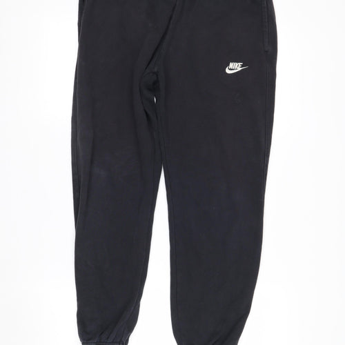 Nike Men's Black Jogger Sweatpants Size M Cotton Fleece