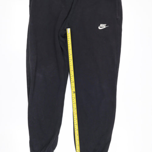 Nike Men's Black Jogger Sweatpants Size M Cotton Fleece