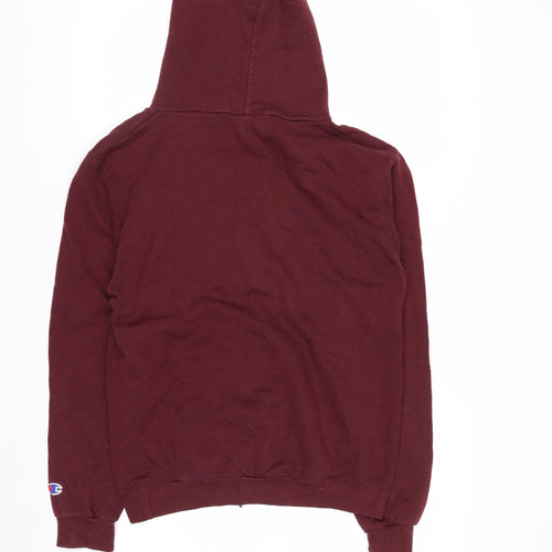 Champion Men's Red Pullover Hoodie S UALR Logo Sportswear