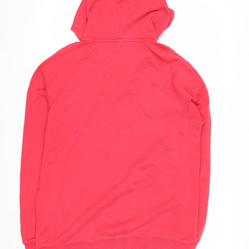Volcom Men's Red Full Zip Hoodie Size S Cotton Casual Sweatshirt