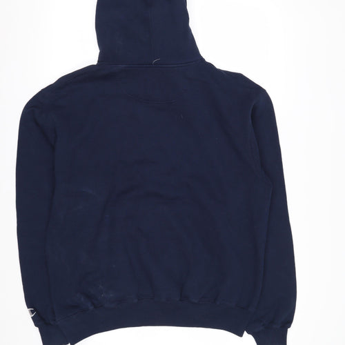 Champion Men's Blue Pullover Hoodie Size M Sports Graphic