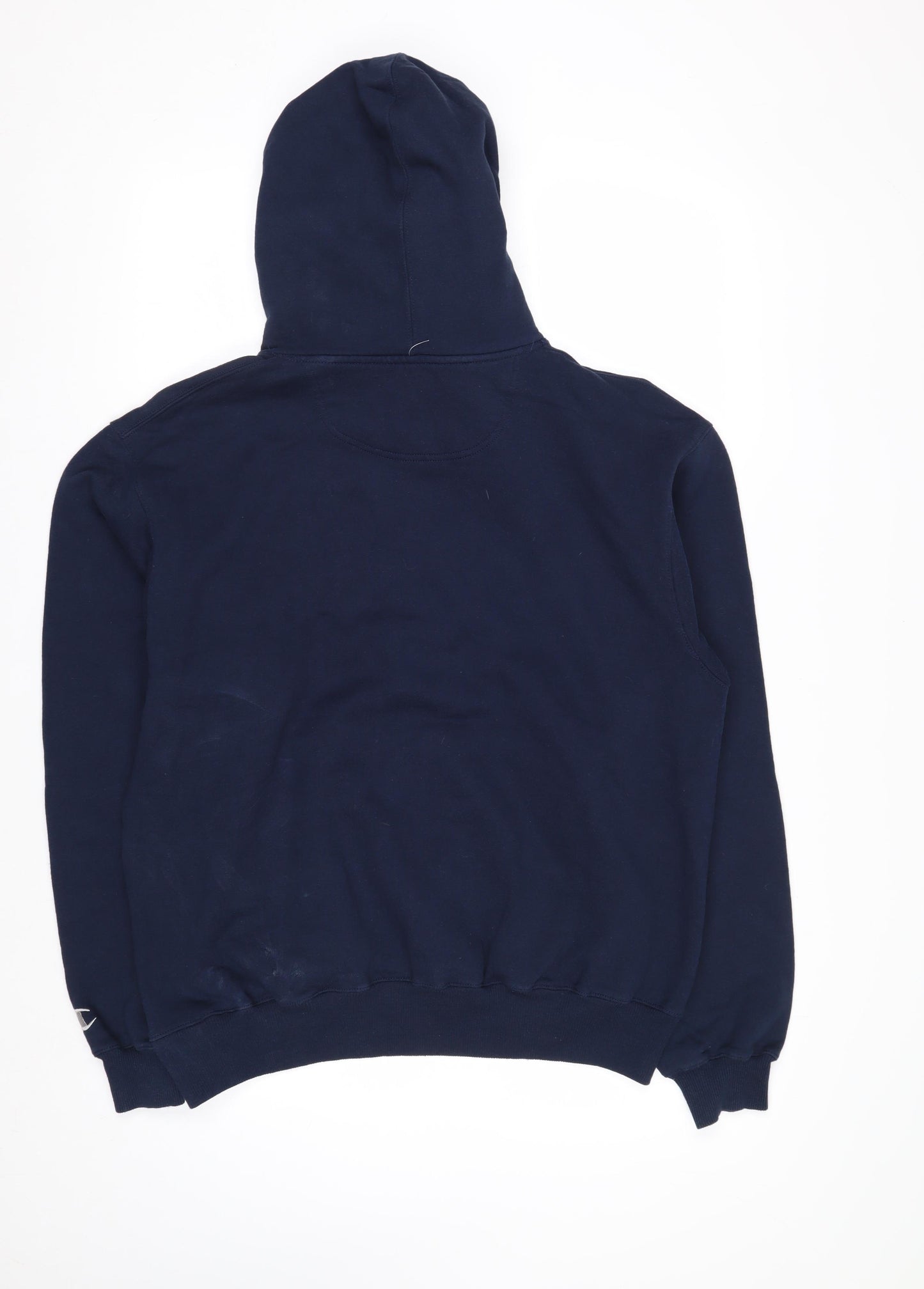 Champion Men's Blue Pullover Hoodie Size M Sports Graphic