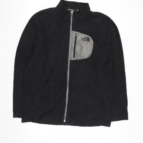 The North Face Mens Black Fleece Full Zip Sweatshirt Size L