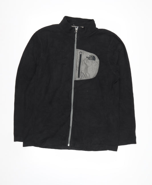 The North Face Mens Black Fleece Full Zip Sweatshirt Size L