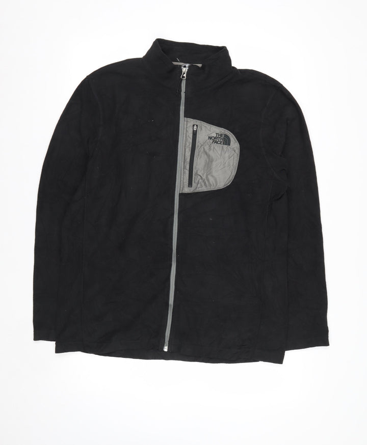 The North Face Mens Black Fleece Full Zip Sweatshirt Size L