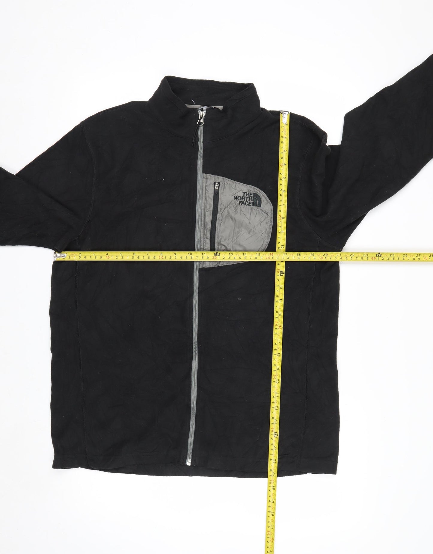 The North Face Mens Black Fleece Full Zip Sweatshirt Size L