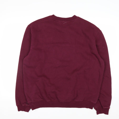 SMI Properties Men's Burgundy All American Graphic Crew Neck Sweatshirt XL