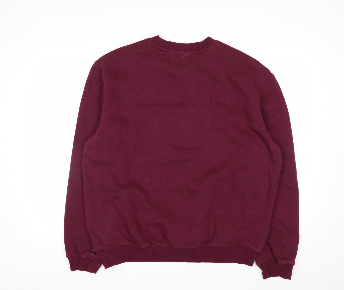 SMI Properties Men's Burgundy All American Graphic Crew Neck Sweatshirt XL
