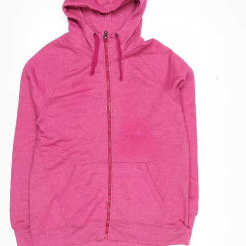 Champion Women's Pink Full Zip Hoodie XL Authentic Fleece