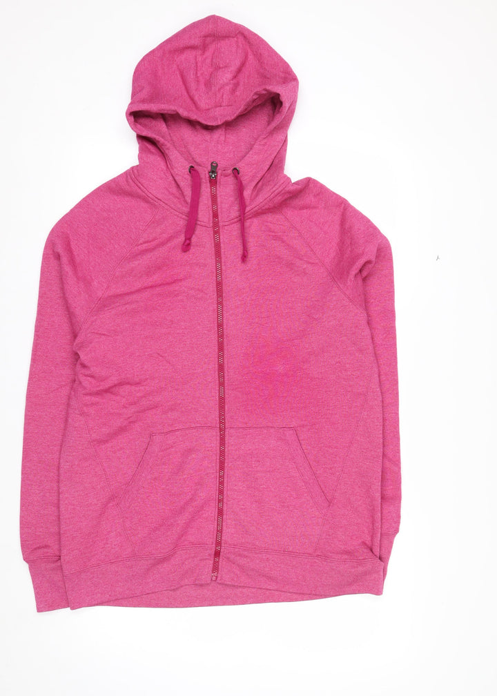 Champion Women's Pink Full Zip Hoodie XL Authentic Fleece