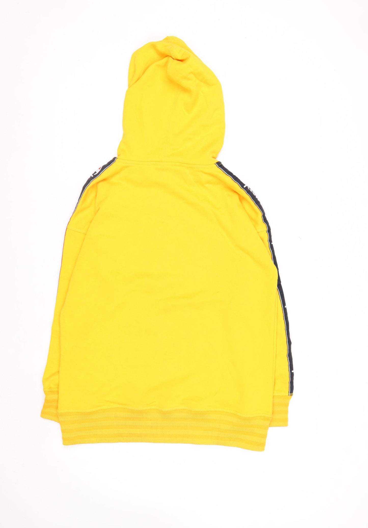 Champion Boys Yellow Pullover Hoodie 11-12 Years Cotton Blend Logo