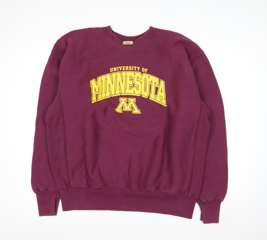 The Game Men's Purple University of Minnesota XL Pullover Sweatshirt