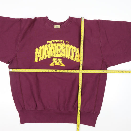 The Game Men's Purple University of Minnesota XL Pullover Sweatshirt