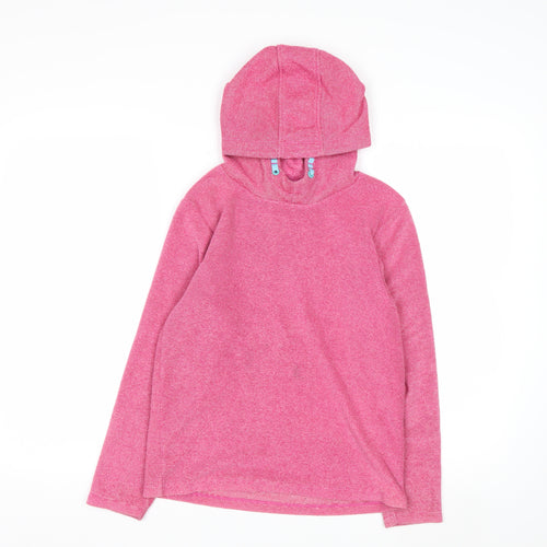Mountain Warehouse Girls Pink Pullover Fleece Hoodie 11-12 Years