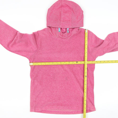 Mountain Warehouse Girls Pink Pullover Fleece Hoodie 11-12 Years