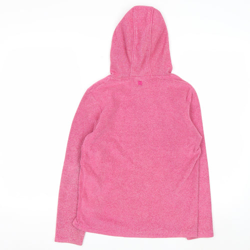 Mountain Warehouse Girls Pink Pullover Fleece Hoodie 11-12 Years