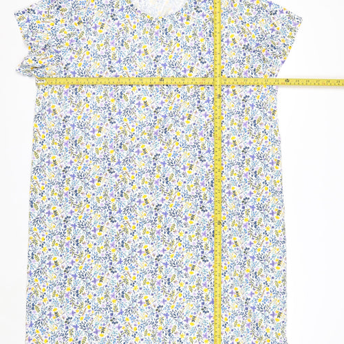 Tu Women Multicoloured Floral Cotton T-Shirt Size 20