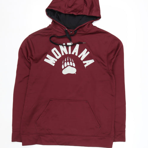 Top of the World Men’s Red Montana Pullover Hoodie Size M