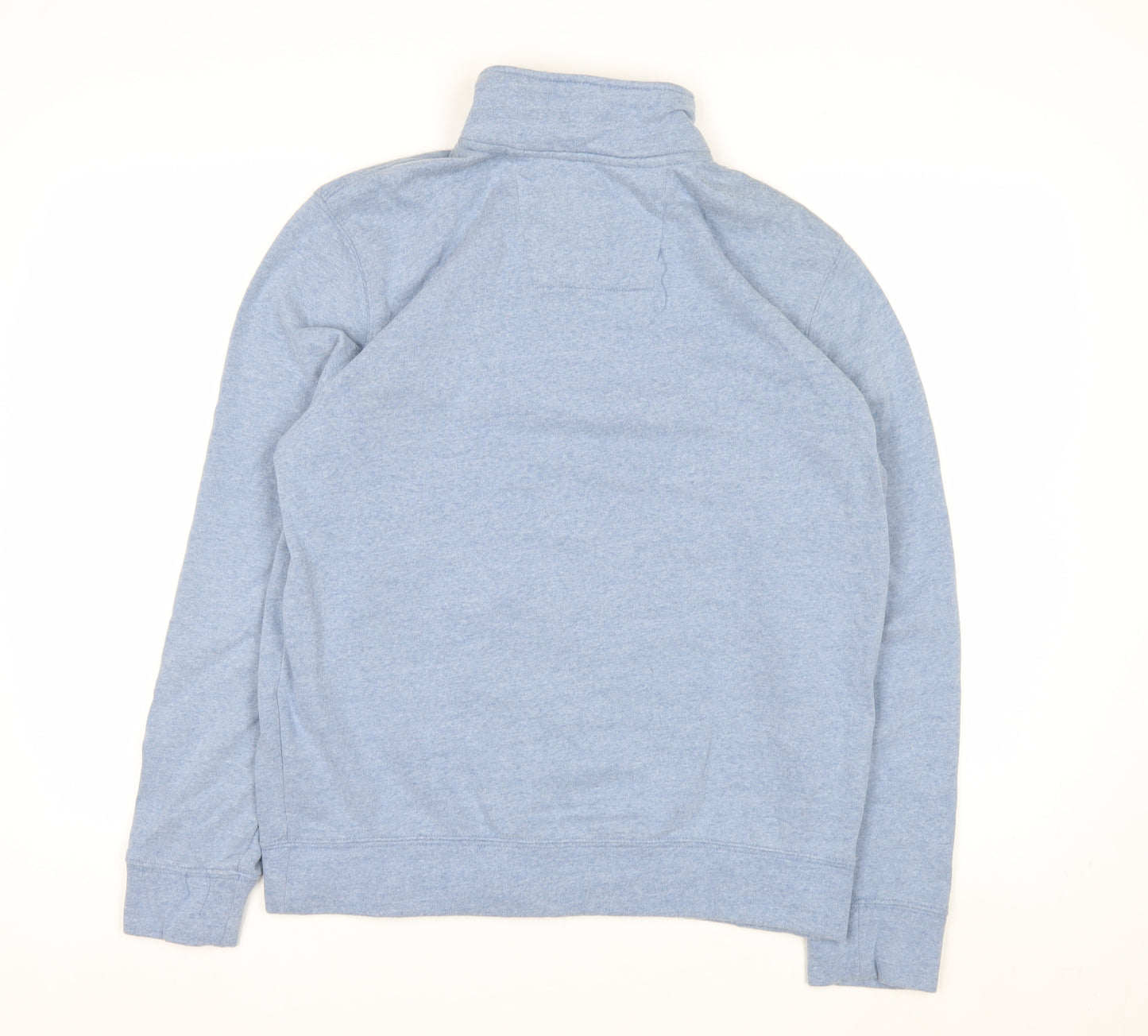 Nautica Men's Blue 1/4 Zip Fleece Sweatshirt Size S Regular Fit