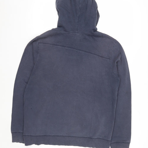Volcom Teens Blue Pullover Hoodie XL 14Y Graphic Print Fleece
