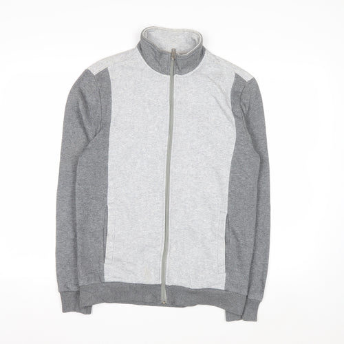 Calvin Klein Men's Grey Full Zip Sweatshirt Size S
