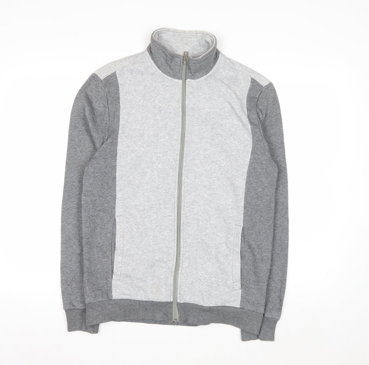 Calvin Klein Men's Grey Full Zip Sweatshirt Size S