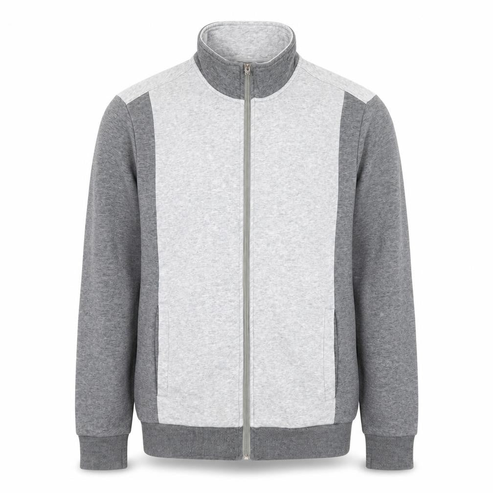 Calvin Klein Men's Grey Full Zip Sweatshirt Size S