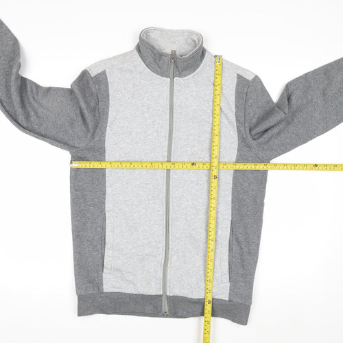 Calvin Klein Men's Grey Full Zip Sweatshirt Size S