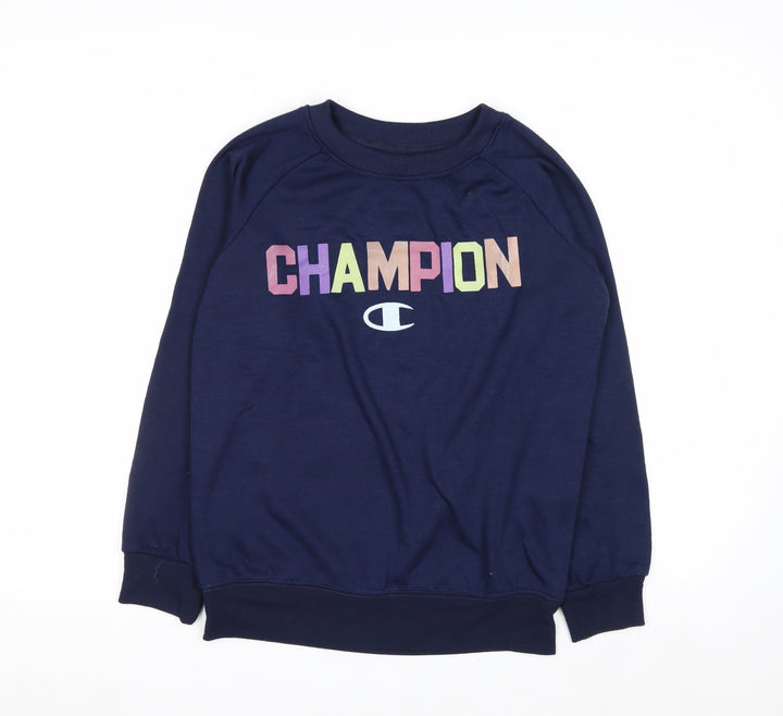 Champion Women's Navy Blue Pullover Sweatshirt Size M