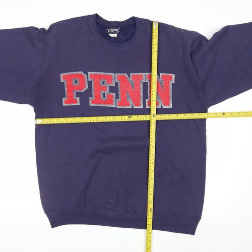 JanSport Mens Blue XL Pullover College PENN Logo Sweatshirt