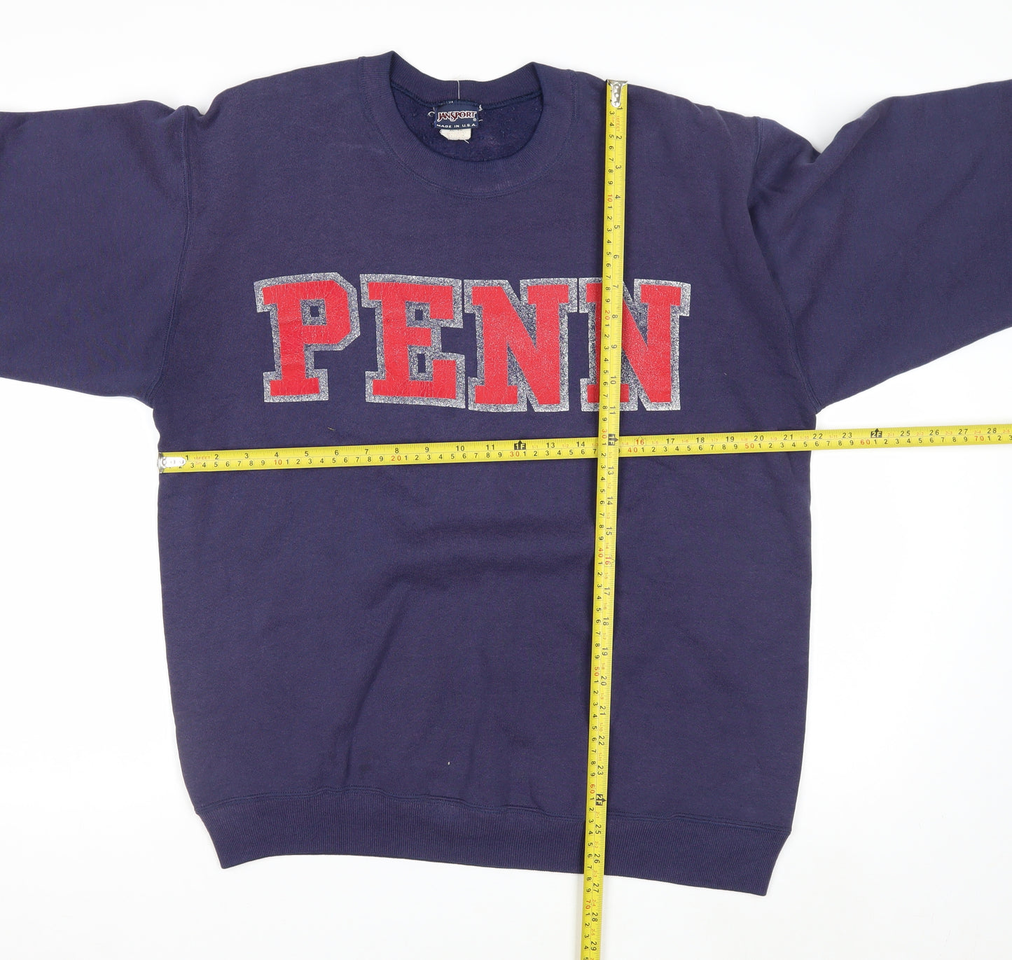 JanSport Mens Blue XL Pullover College PENN Logo Sweatshirt