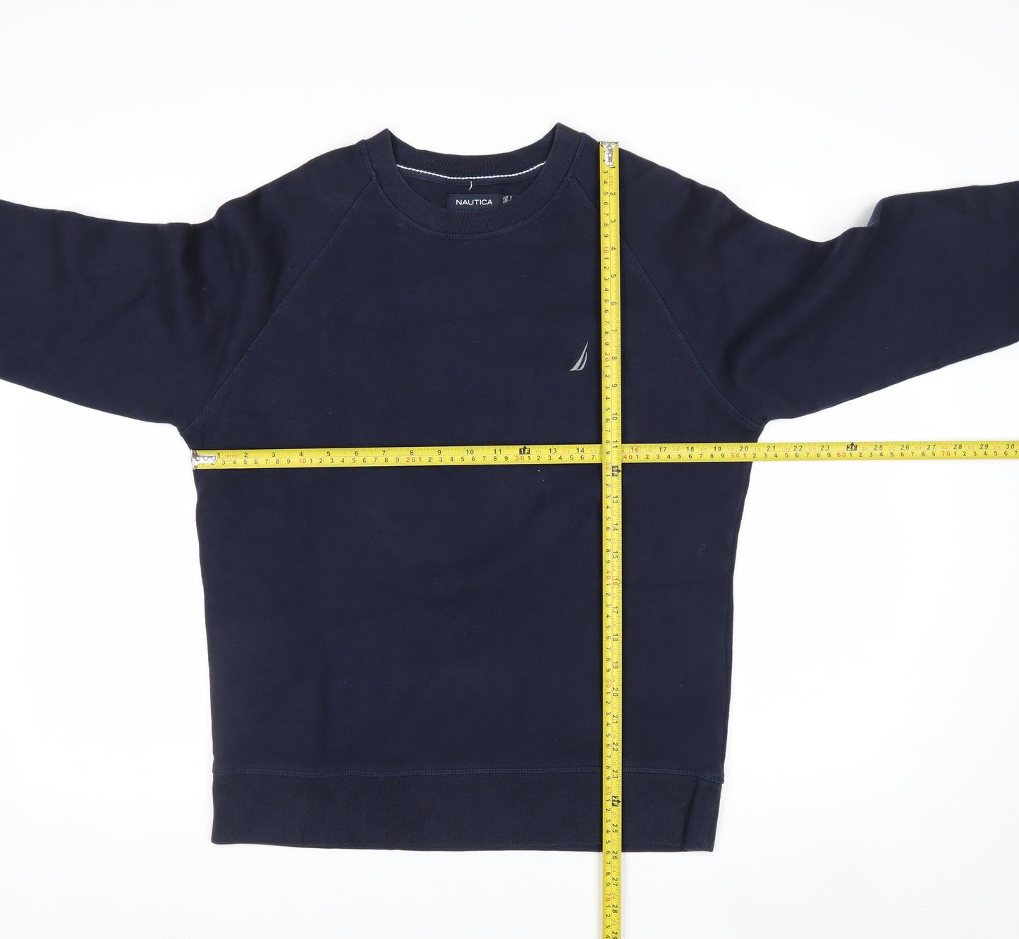 Nautica Men's Blue Crew Neck Pullover Sweatshirt M