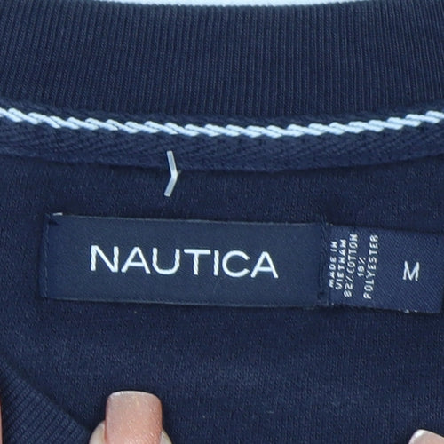 Nautica Men's Blue Crew Neck Pullover Sweatshirt M
