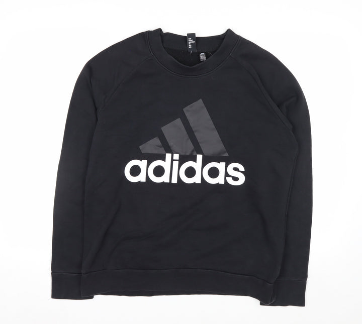 Adidas Women's Black XL Crew Neck Pullover Sweatshirt