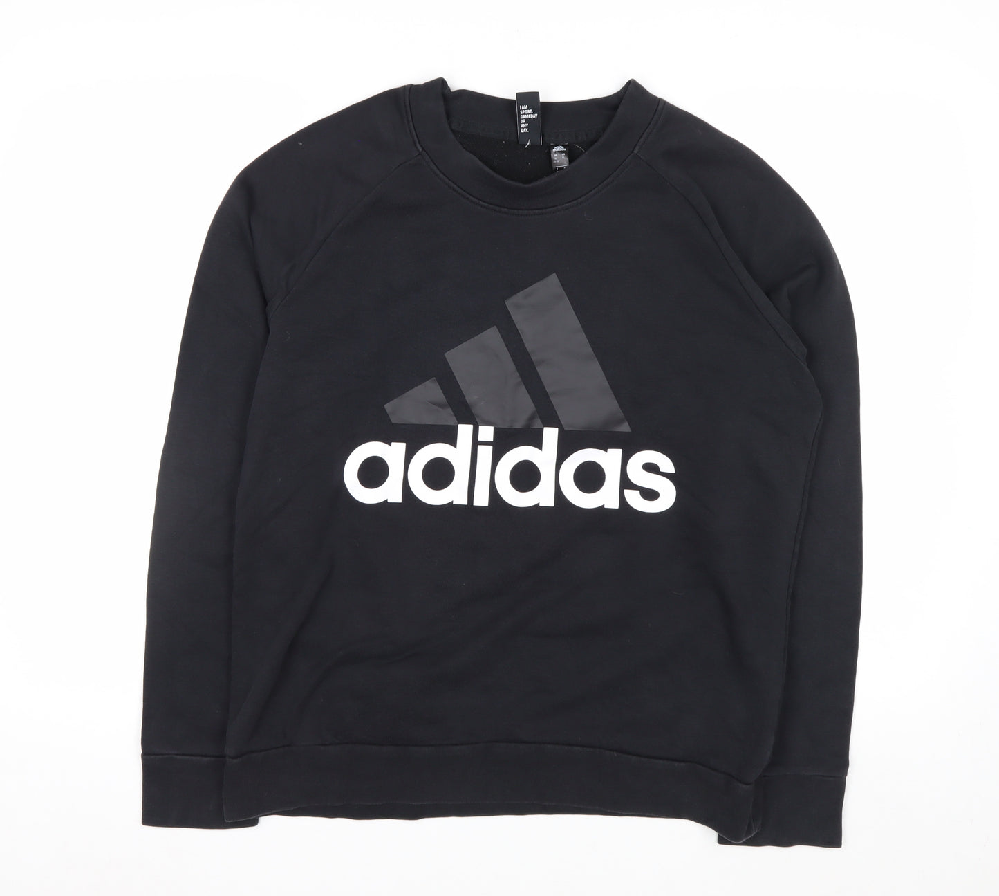 Adidas Women's Black XL Crew Neck Pullover Sweatshirt