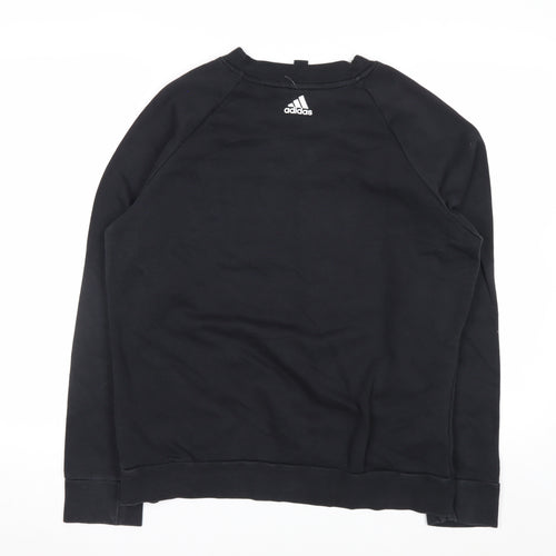 Adidas Women's Black XL Crew Neck Pullover Sweatshirt