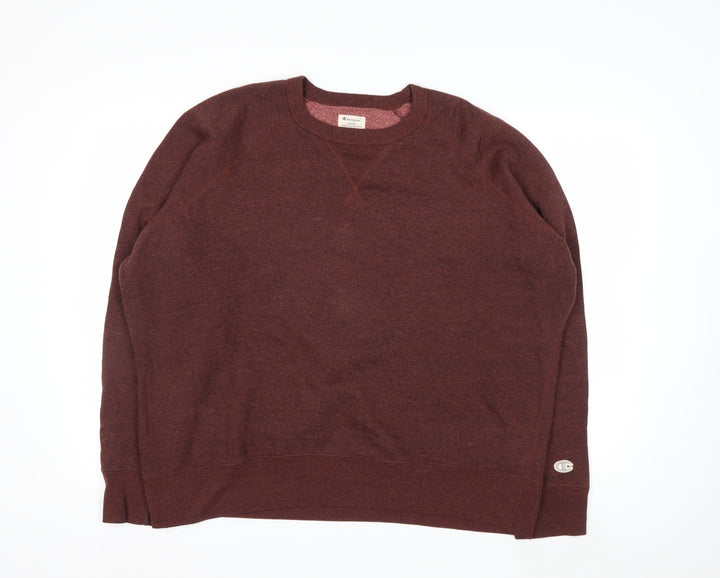 Champion Men's Brown XL Pullover Fleece Sweatshirt